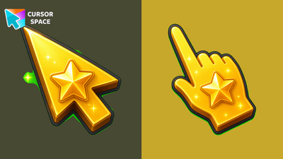 Game Power-Up Star Cursor