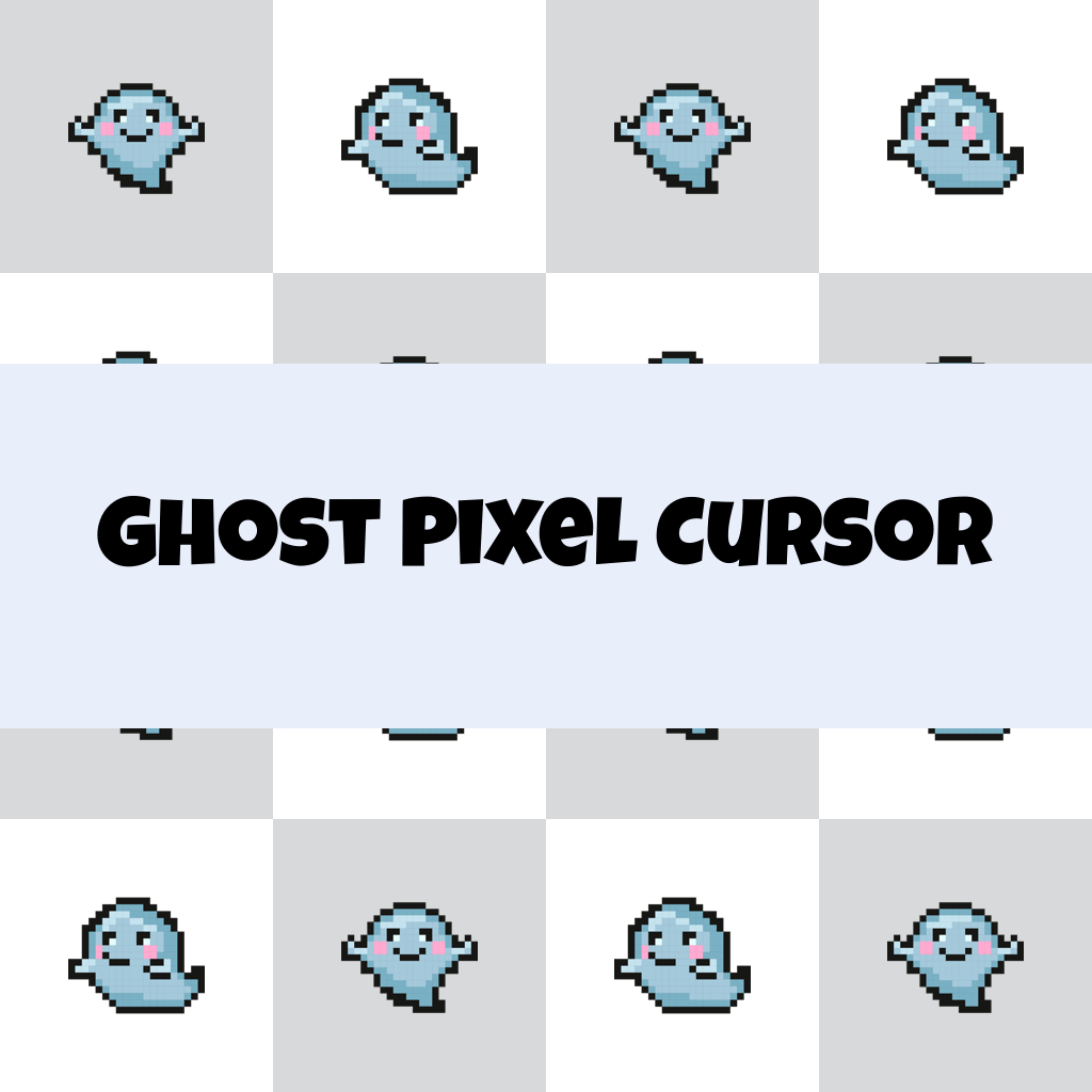 Preview Ghost Pixel cursor custom cursor pack