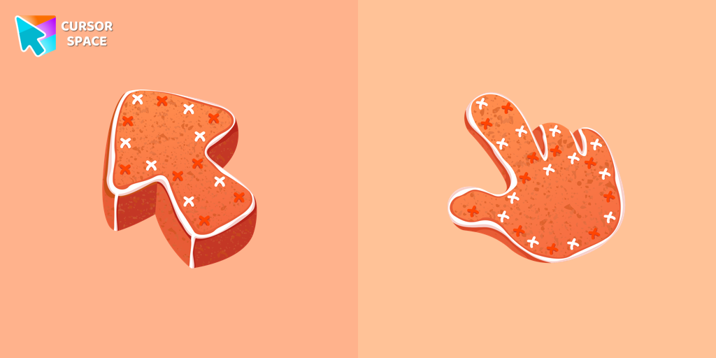 Gingerbread Texture cursor