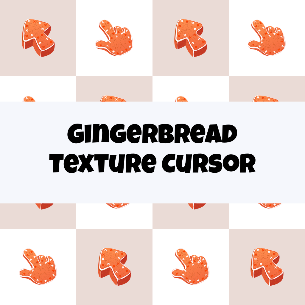 Preview Gingerbread Texture cursor custom cursor pack