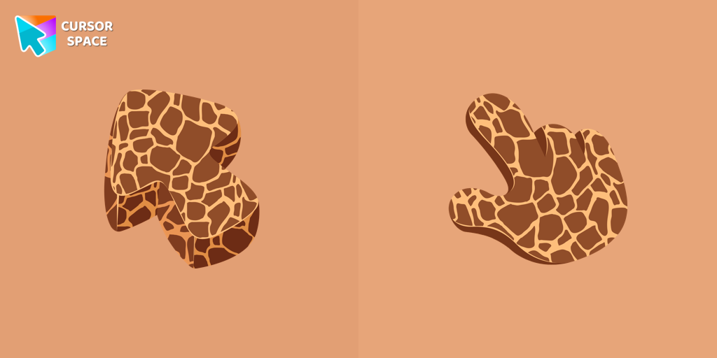 Giraffe Texture cursor