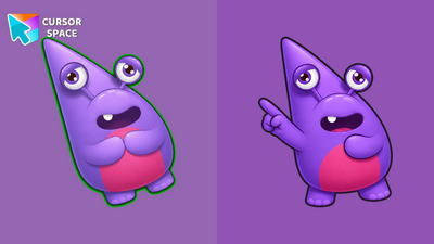 Gogglestalk Monster Cursor