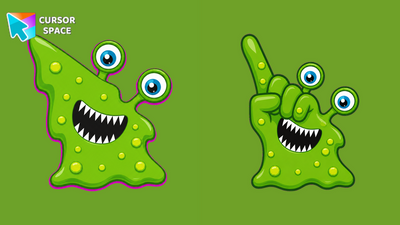 Goo Slime Monster Cursor
