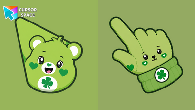 Good Luck Bear Animated Cursor