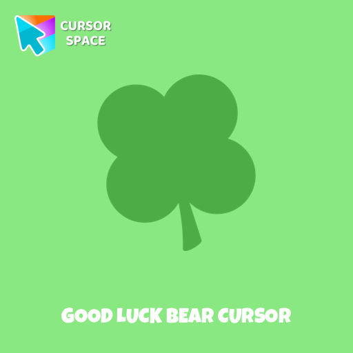 Good Luck Bear cursor pointer cursor