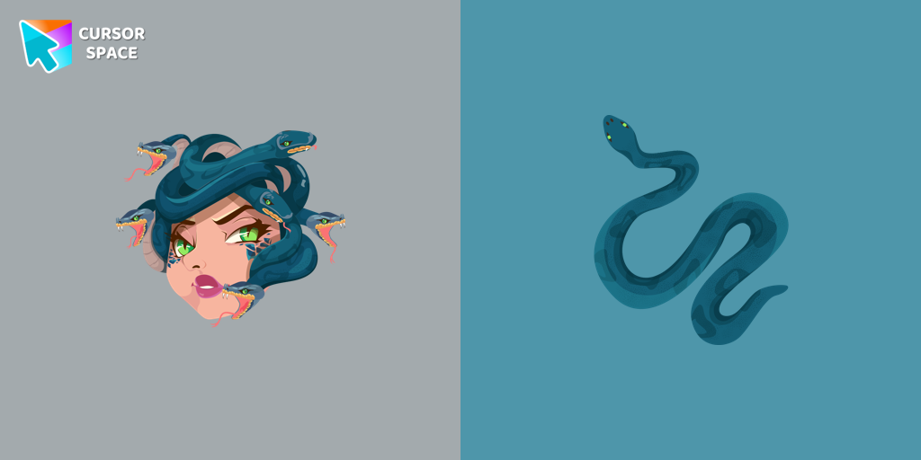 Gorgon Medusa cursor