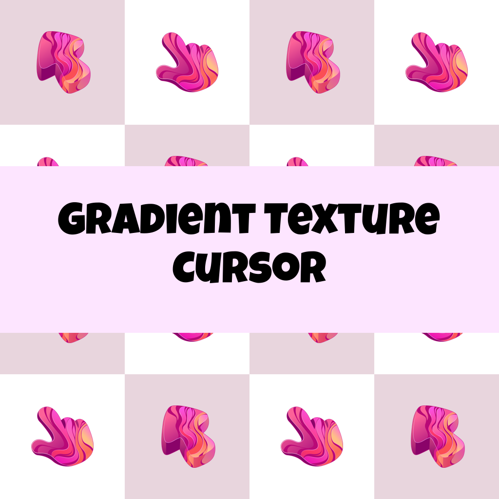 Preview Gradient Texture cursor custom cursor pack