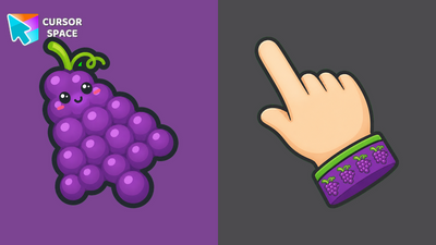 Grape Tropical Cursor