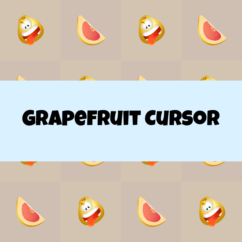 Preview Grapefruit cursor custom cursor pack