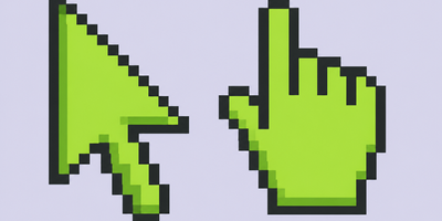 Green Pixel Cursor