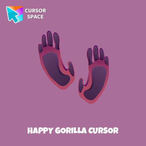 Happy Gorilla cursor arrow cursor