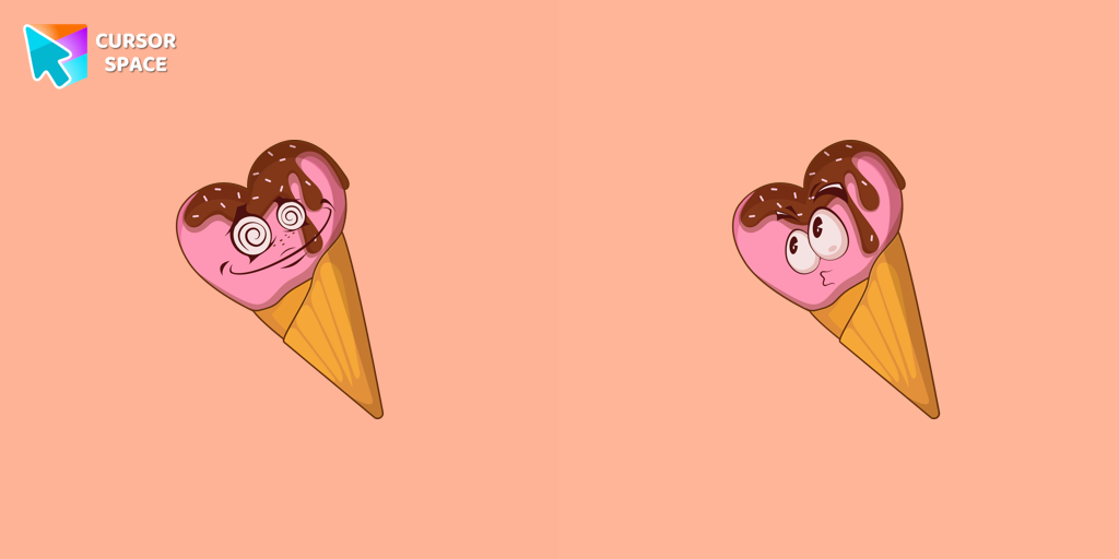 Heart Ice Cream cursor