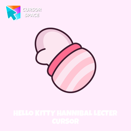 Hello Kitty Hannibal Lecter cursor pointer cursor