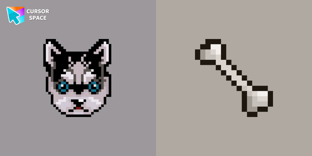 Husky Pixel cursor