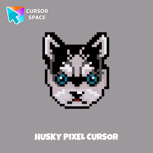 Husky Pixel cursor arrow cursor