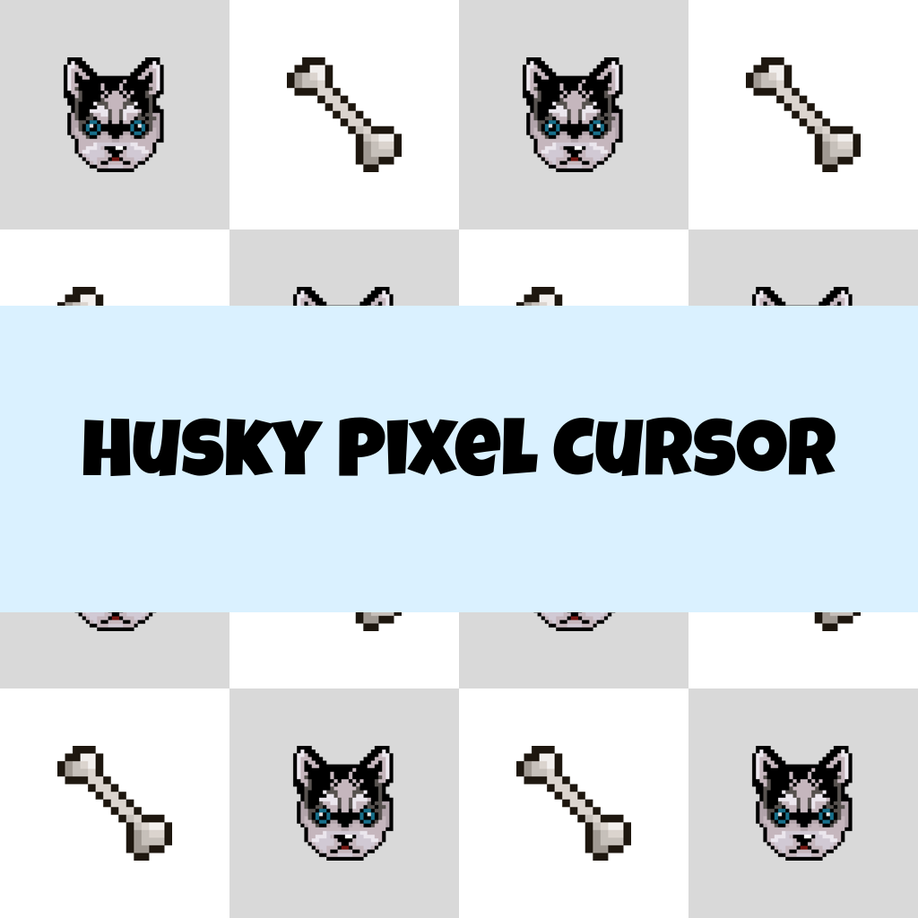 Preview Husky Pixel cursor custom cursor pack