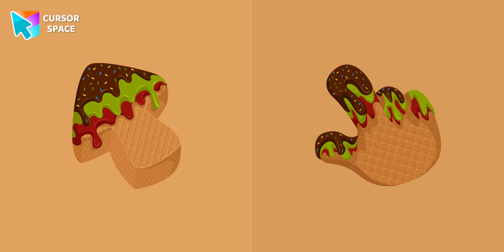 Ice Cream Texture cursor