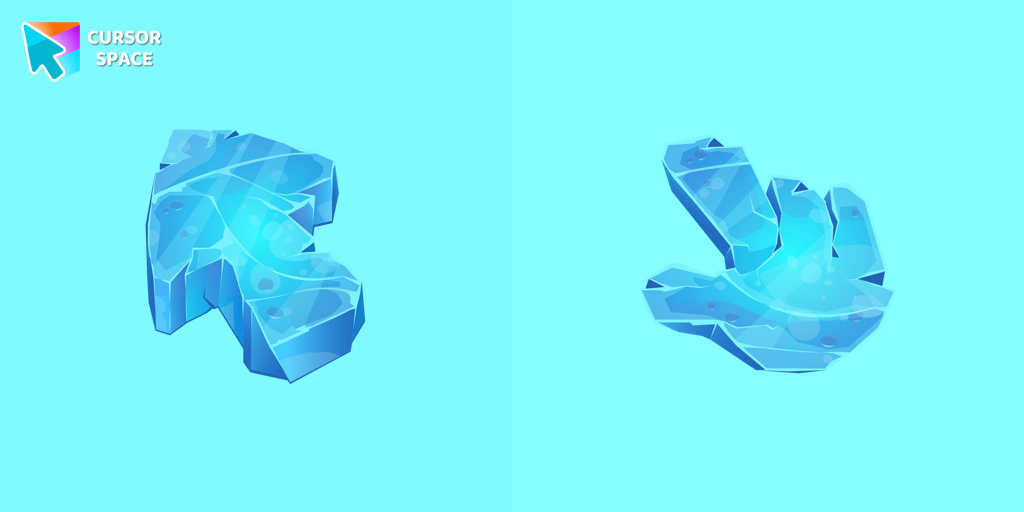 Ice Texture cursor