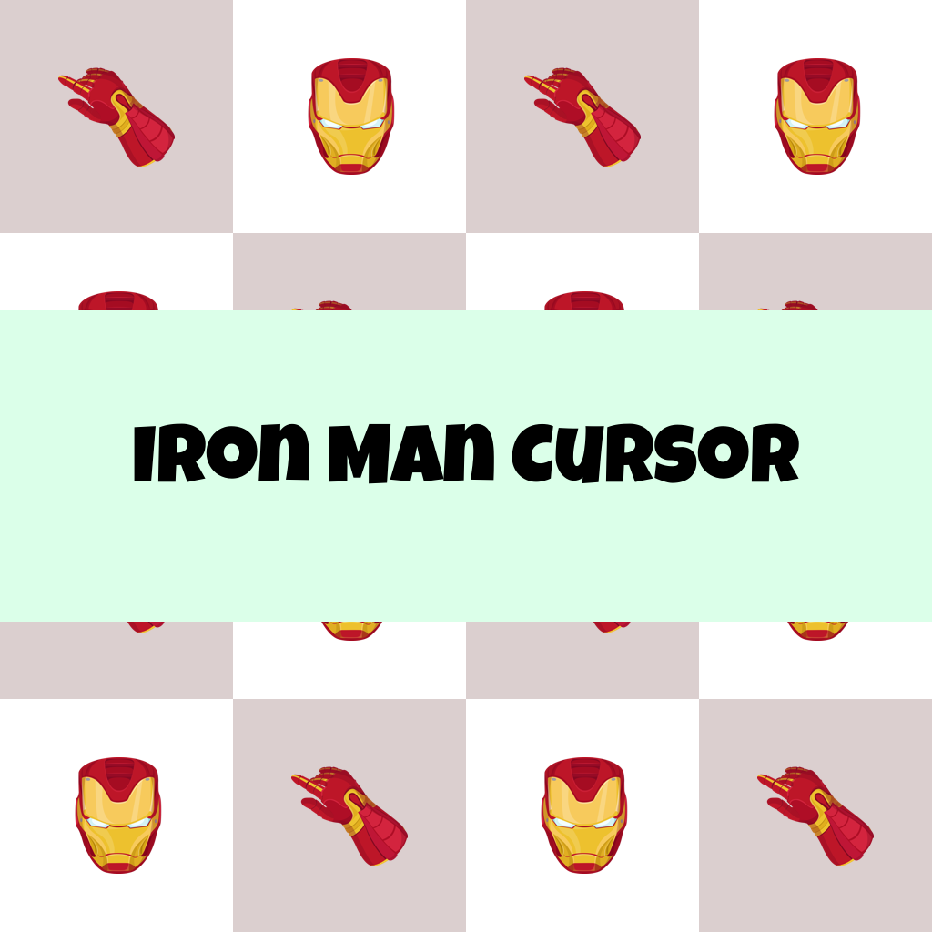 Preview Iron Man cursor custom cursor pack