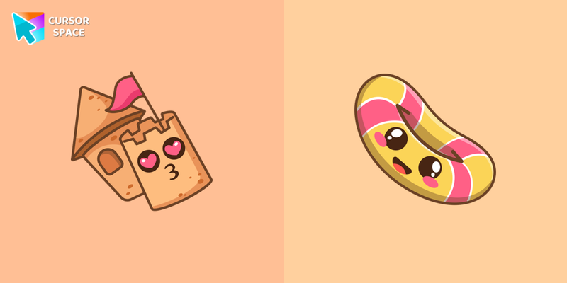 Kawaii Beach Attributes cursor