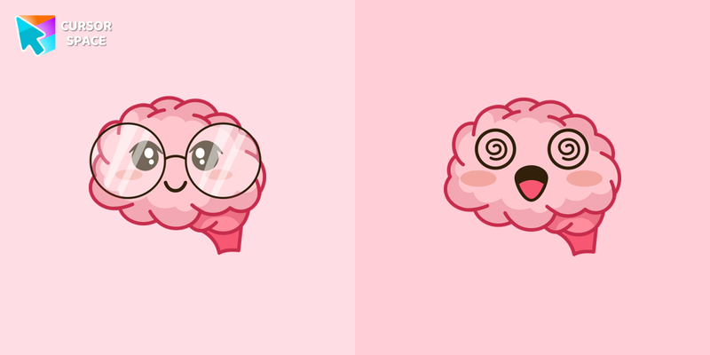 Kawaii Brain cursor