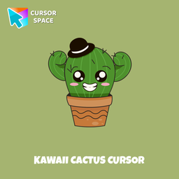 Kawaii Cactus cursor arrow cursor