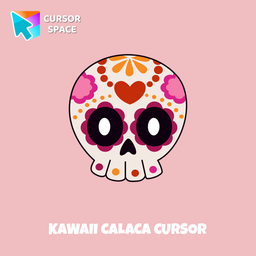 Kawaii Calaca cursor arrow cursor