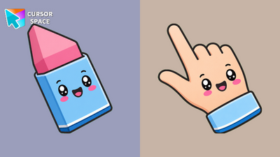Kawaii Eraser Cursor