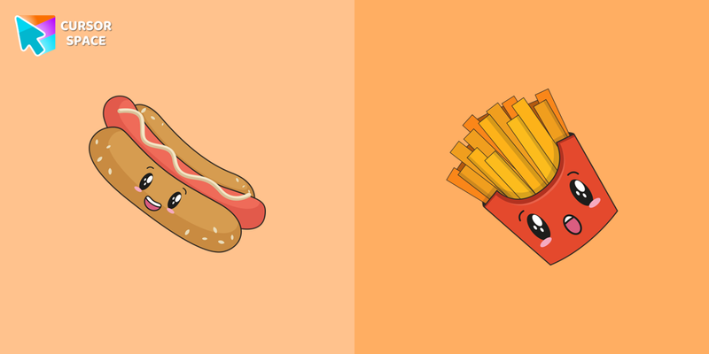 Kawaii Fast Food cursor