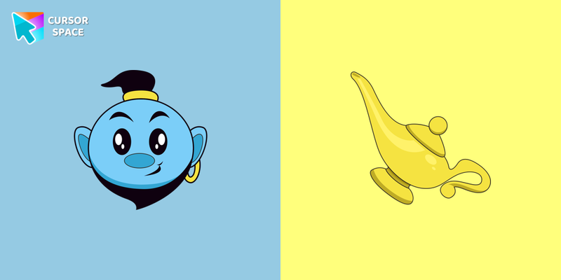 Kawaii Genie cursor