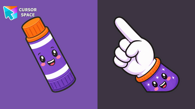 Kawaii Glue Cursor