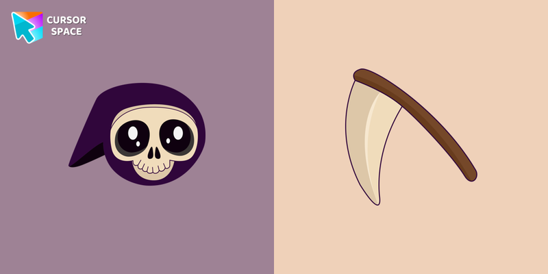 Kawaii Grim Reaper cursor