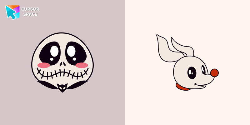 Kawaii Jack Skellington cursor