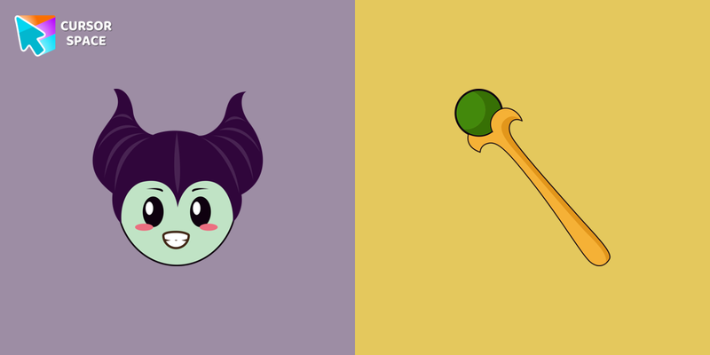 Kawaii Maleficent cursor