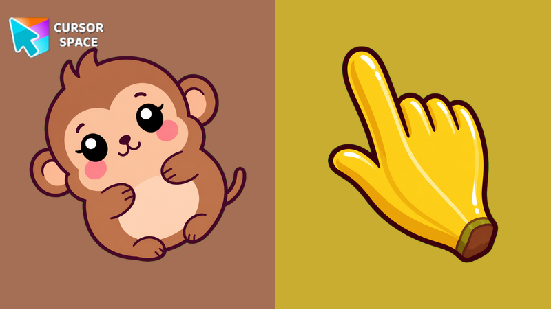 Kawaii Monkey Cursor