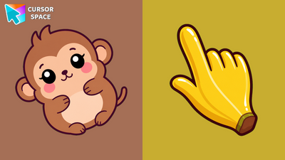 Kawaii Monkey Cursor