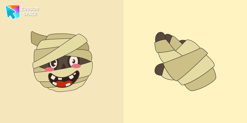 Kawaii Mummy cursor