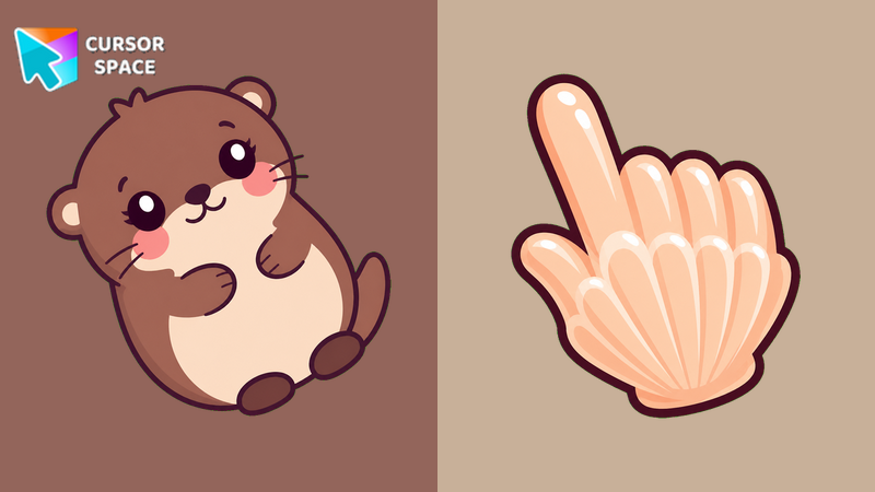 Kawaii Otter Cursor