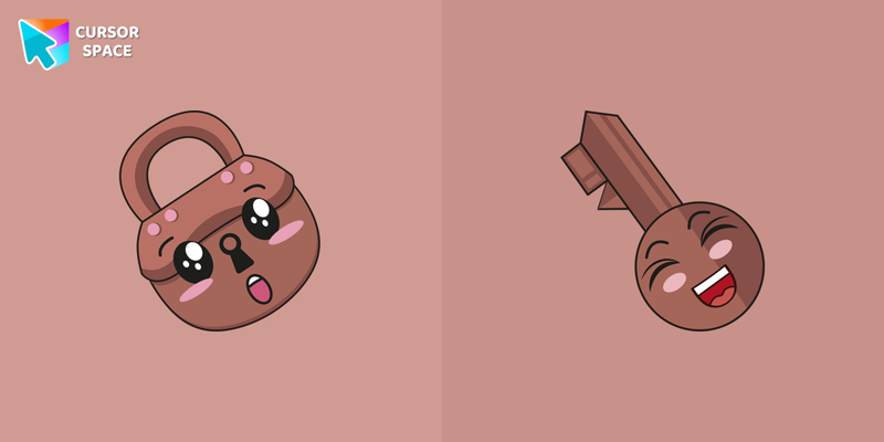 Kawaii Padlock cursor