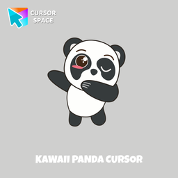 Kawaii Panda cursor arrow cursor