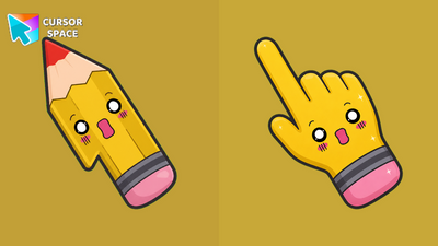 Kawaii Pencil Cursor