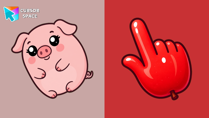 Kawaii Pig Cursor
