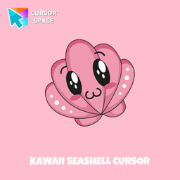 Kawaii Seashell cursor arrow cursor