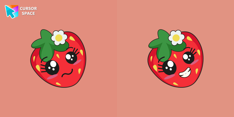 Kawaii Strawberry cursor