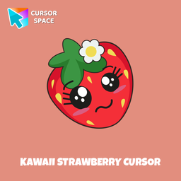 Kawaii Strawberry cursor arrow cursor