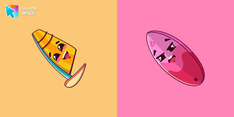 Kawaii Surfing cursor