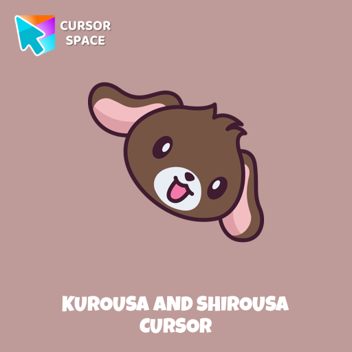 Kurousa and Shirousa cursor pointer cursor