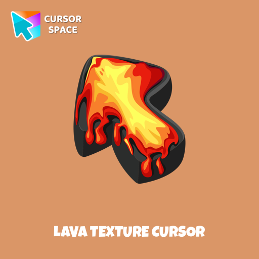 Lava Texture cursor arrow cursor