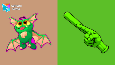 Leafwing Bat Monster Cursor