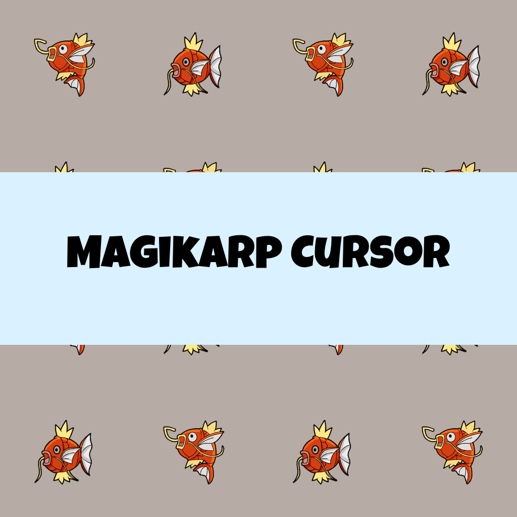 Preview Magikarp cursor custom cursor pack